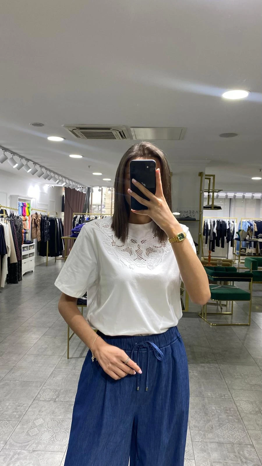 BEYAZ EXQUİSE 3009 TEAGAN T-SHIRT