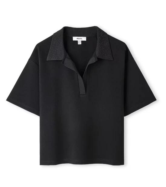 SİYAH İPEKYOL 6056 BLUZ