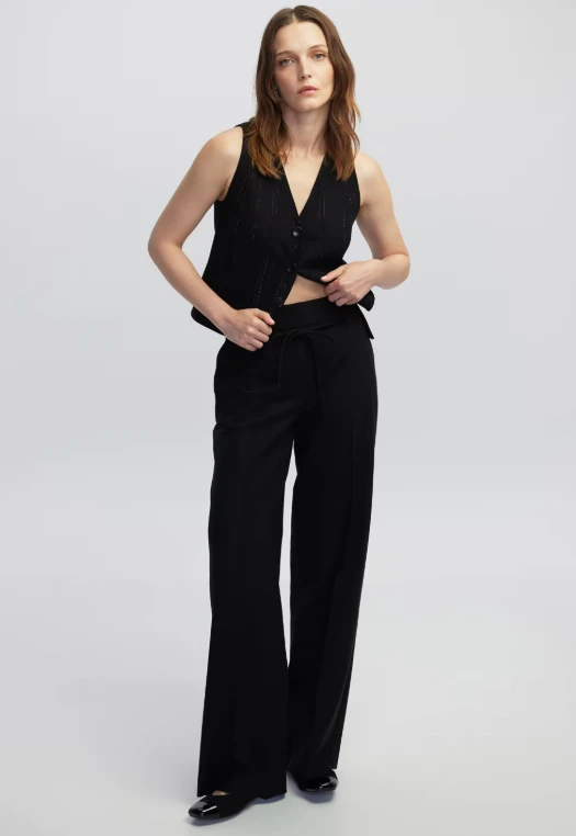 SİYAH İPEKYOL 3103 PANTOLON