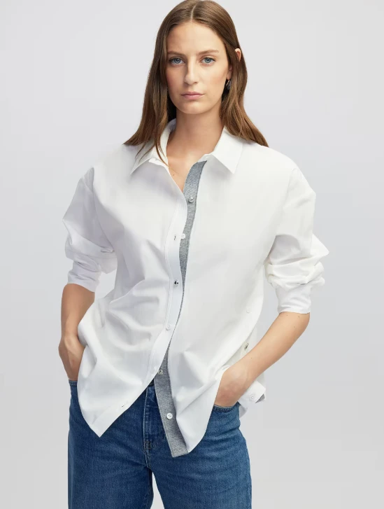 BEYAZ İPEKYOL 25052 GÖMLEK