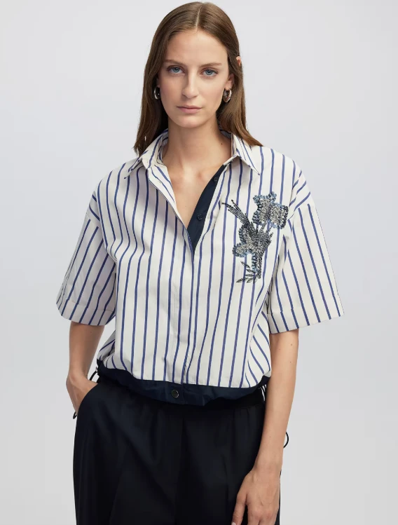 LACİVERT İPEKYOL 25095 GÖMLEK