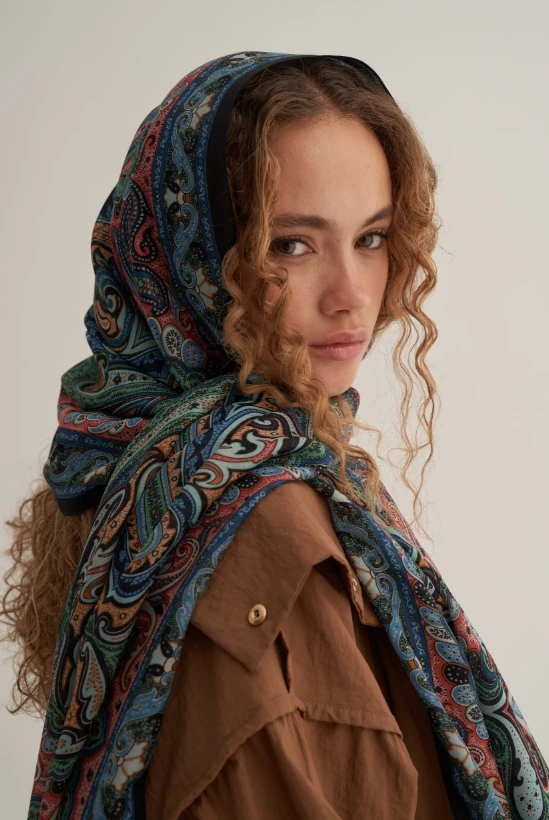 NAVY BLUE LİORA MORENO SİLK NAVY BLUE LİORA