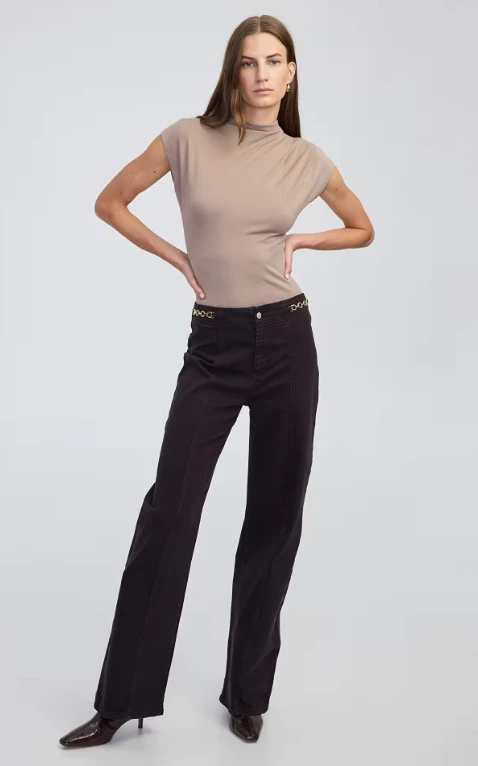 KAHVERENGİ İPEKYOL 18047 JEAN PANTOLON