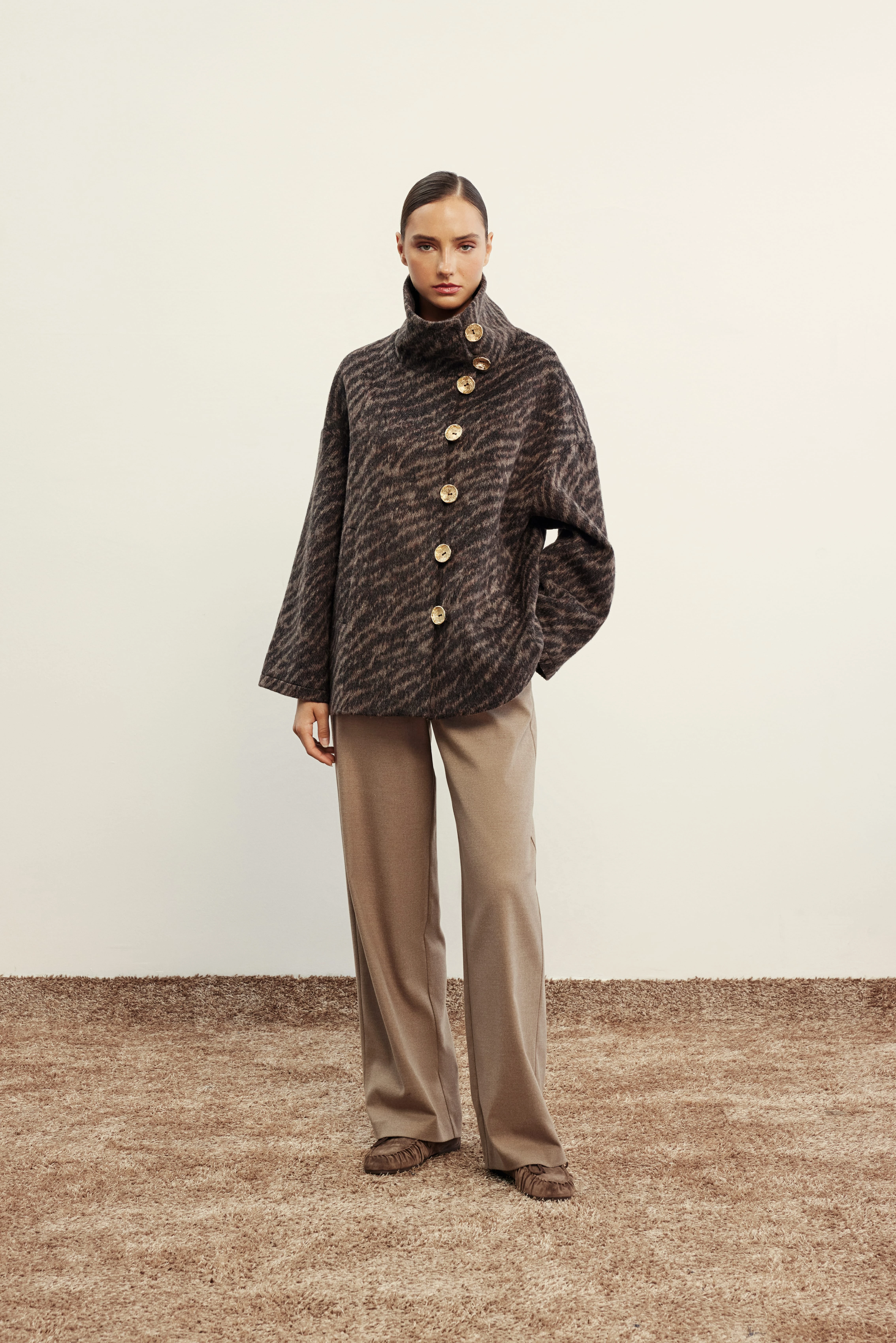 KAHVERENGİ VENÖVE BOVA CEKET