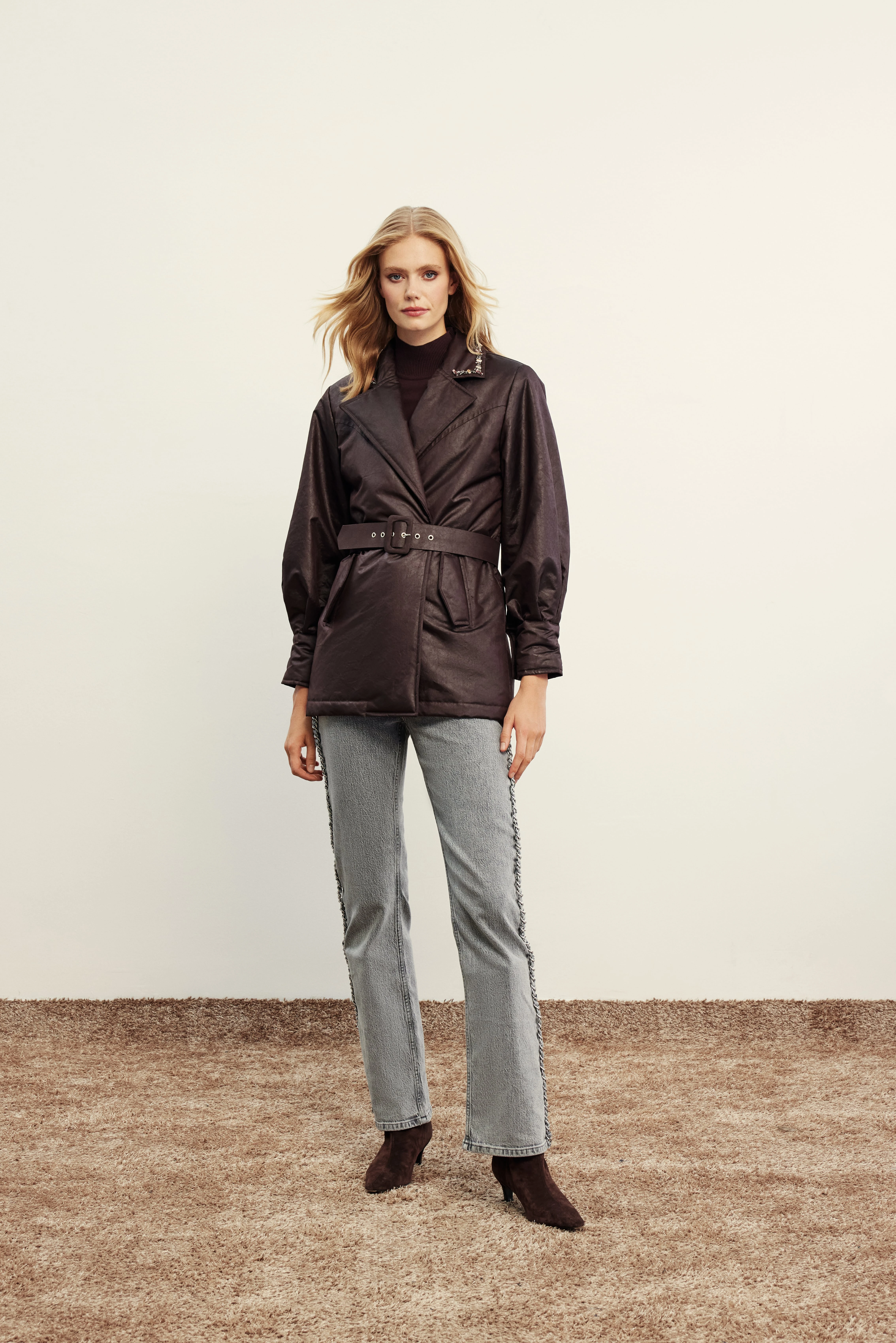 KAHVERENGİ VENÖVE NİLS CEKET