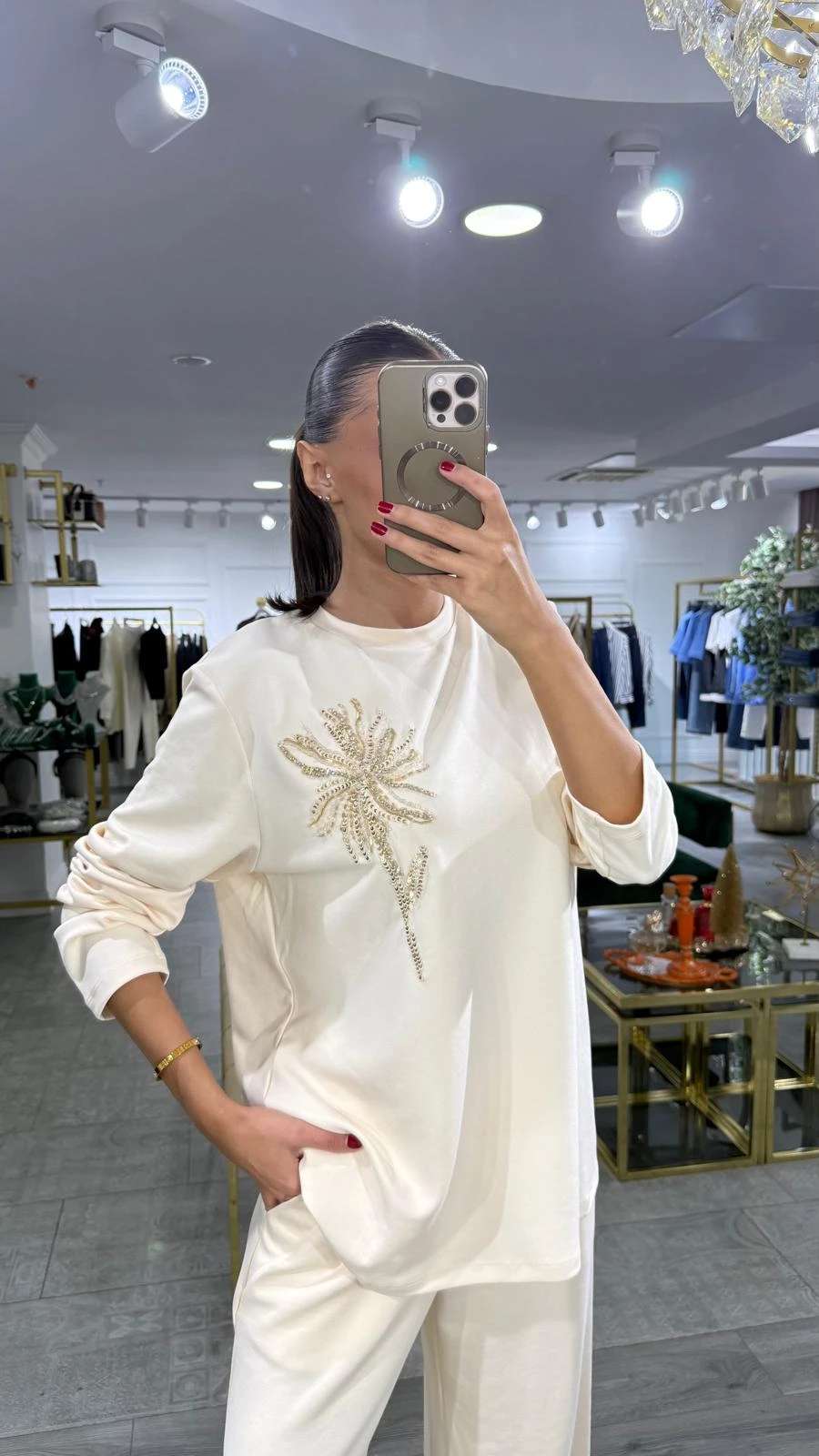 KREM EXQUİSE JALYN Ö.SWEATSHIRT