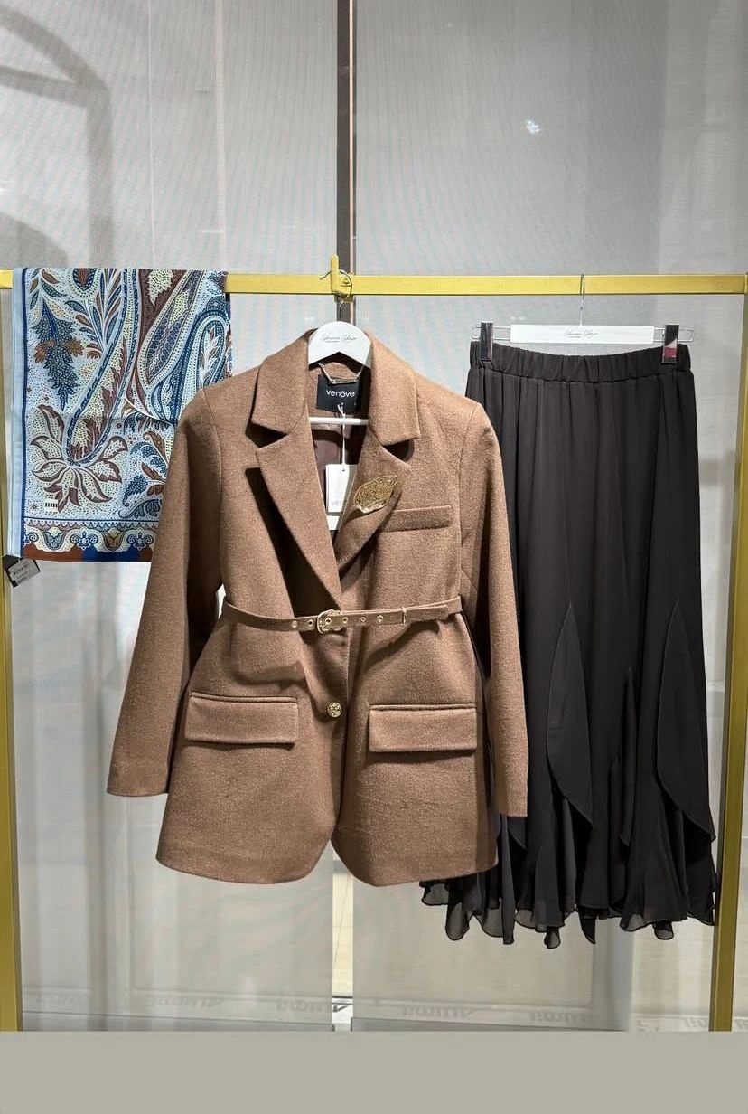 KAHVERENGİ VENÖVE BERT ETEK