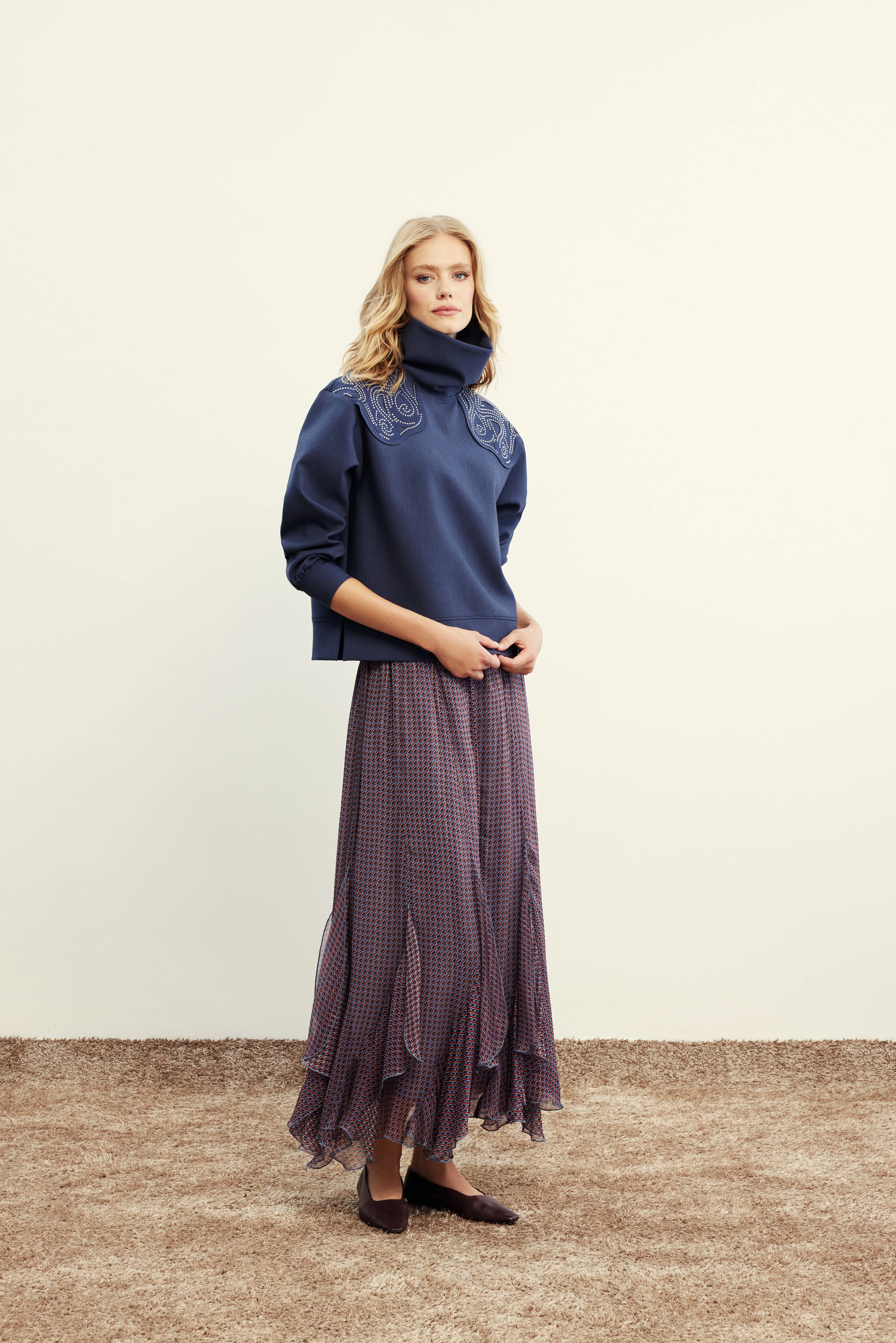 MAVİ VENÖVE LULU SWEAT