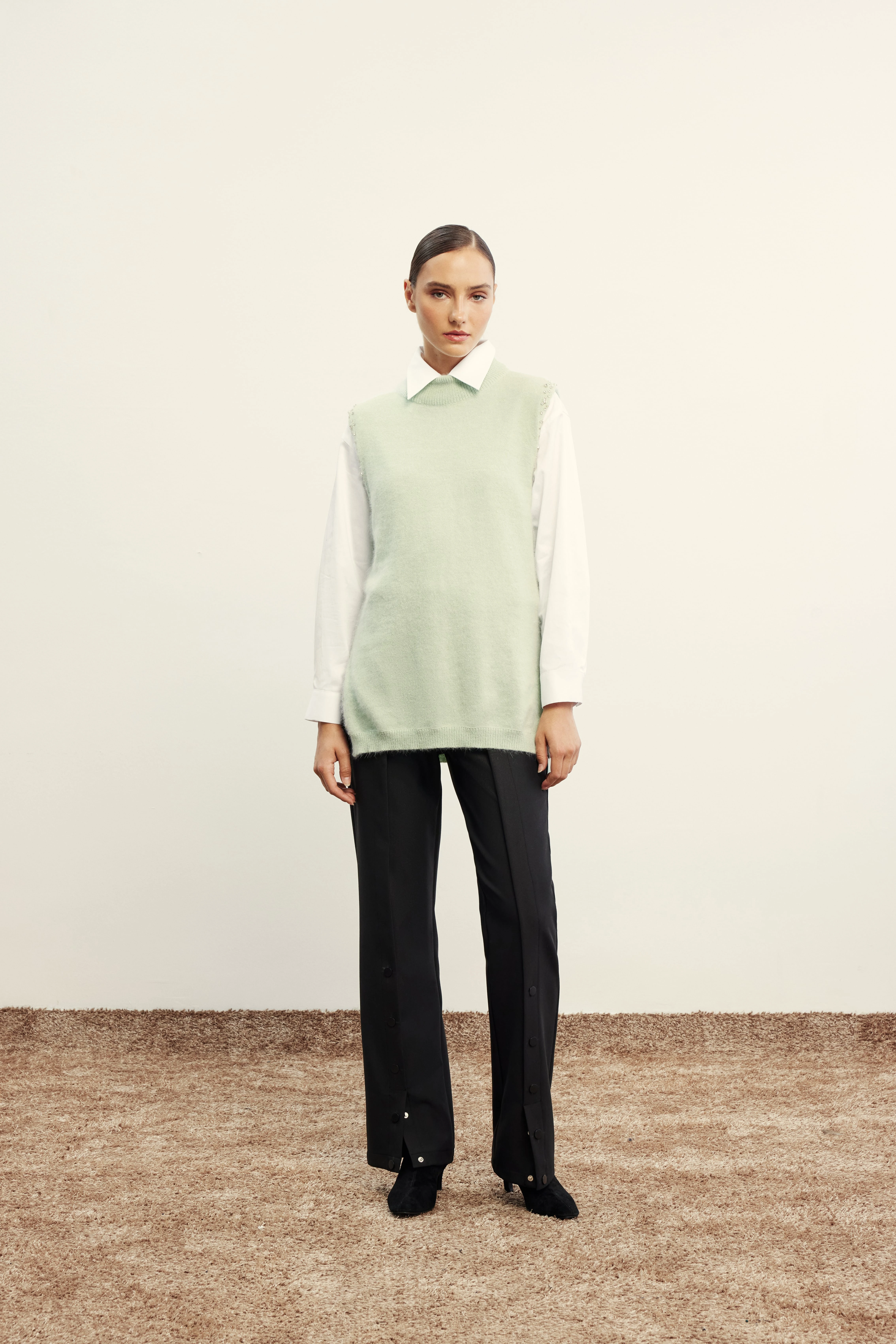 MİNT VENÖVE DOVE YELEK