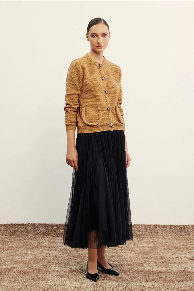 SİYAH VENÖVE FİNN ETEK