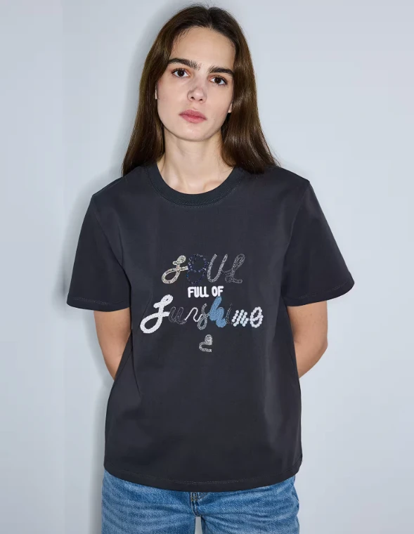 ANTRASİT İPEKYOL 70103 T-SHİRT