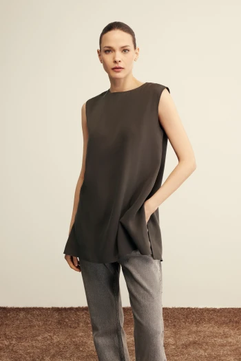 HAKİ VENÖVE MAYLA BLUZ