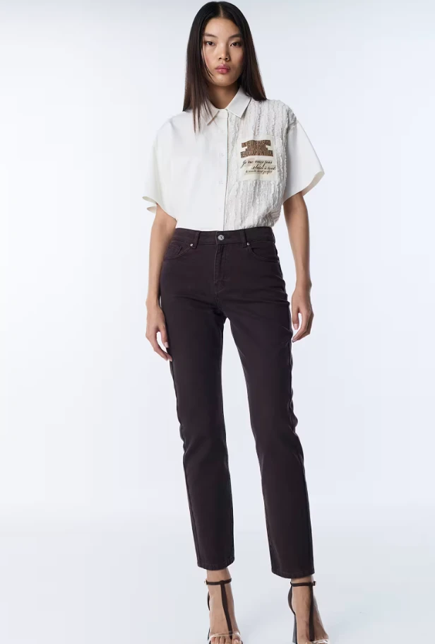 KAHVERENGİ TWİST 18027 JEAN PANTOLON