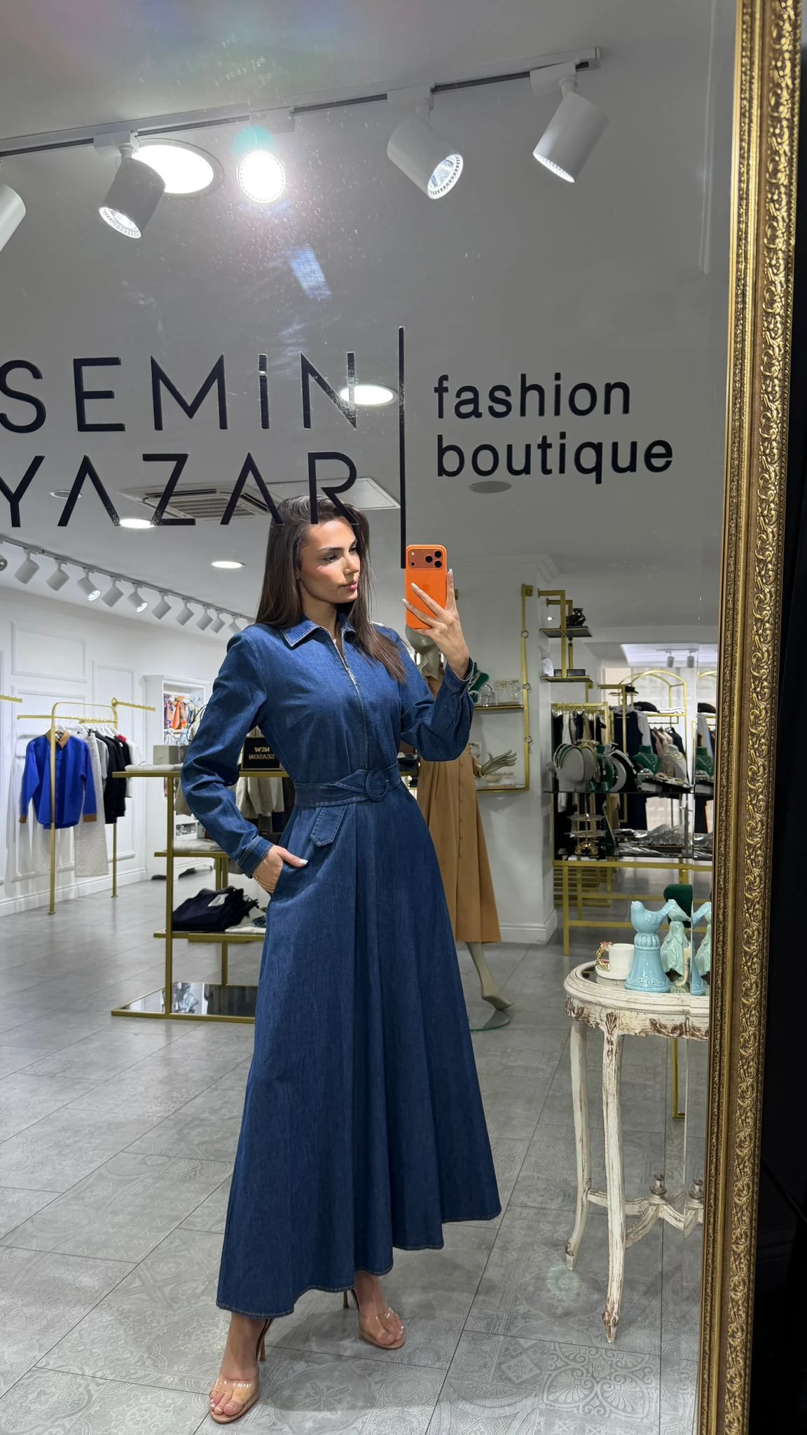 MAVİ EXQUİSE FINIS ELBİSE