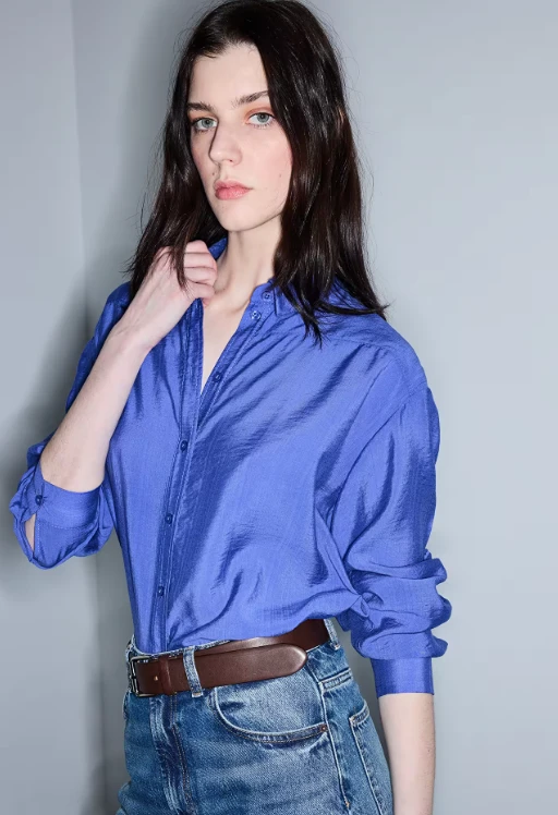 MAVİ İPEKYOL 5149 GÖMLEK