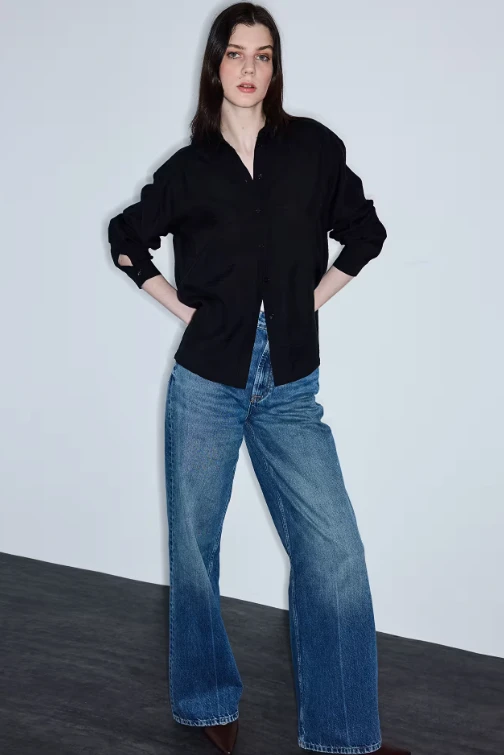 SİYAH İPEKYOL 5149 GÖMLEK