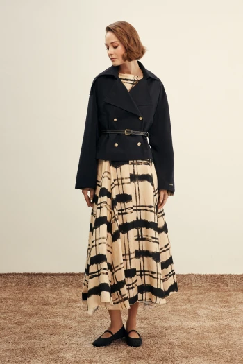 SİYAH VENÖVE KİVA CEKET