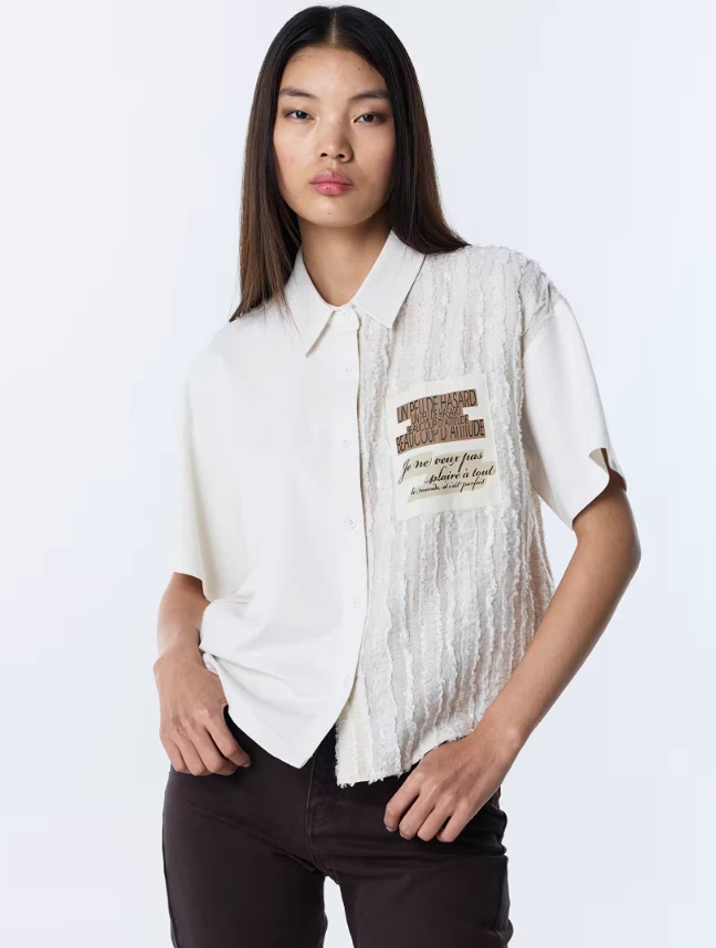 AÇIK NATUREL TWİST 25134 GÖMLEK