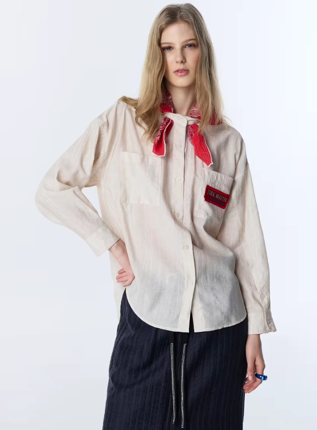 AÇIK NATUREL TWİST 25136 GÖMLEK