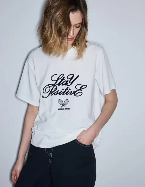 BEYAZ İPEKYOL 70047 T-SHİRT