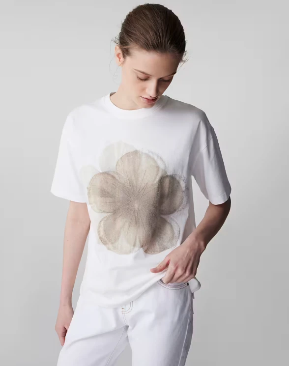 BEYAZ İPEKYOL 70074 T-SHİRT