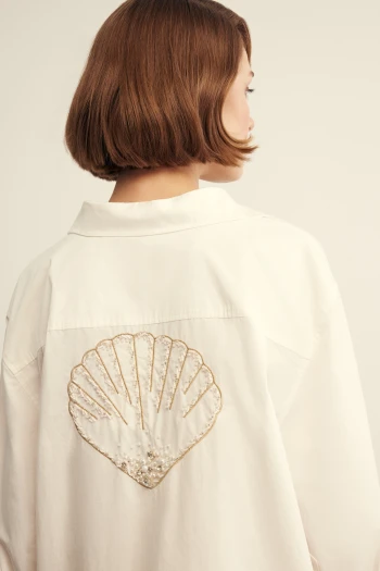 BEYAZ VENÖVE PAULA GÖMLEK