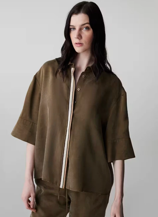 HAKİ İPEKYOL 25153 GÖMLEK