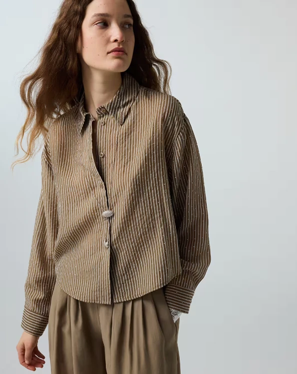 AÇIK  HAKİ İPEKYOL 25196 GÖMLEK