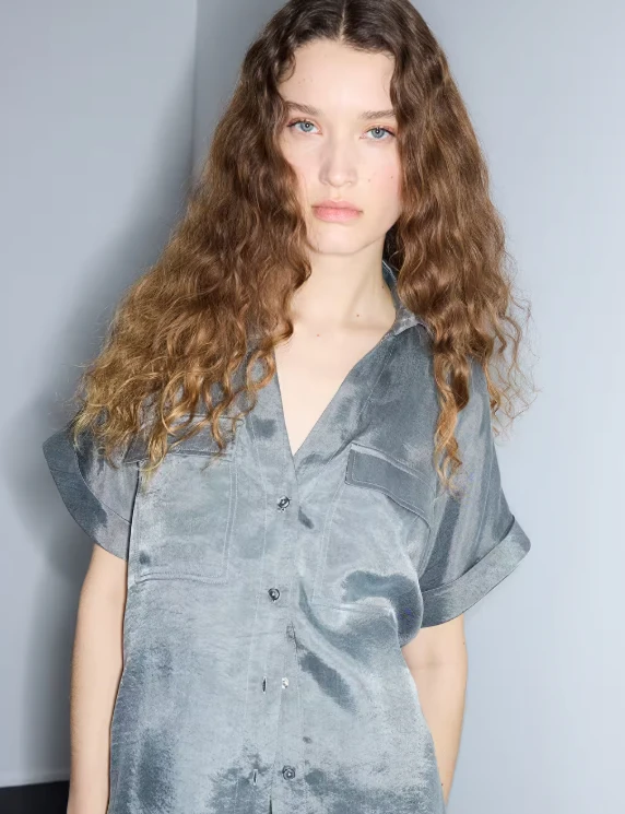 GRİ İPEKYOL 25255 GÖMLEK