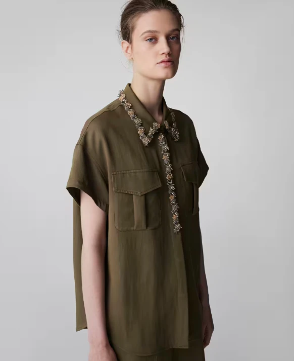 HAKİ İPEKYOL 25139 GÖMLEK