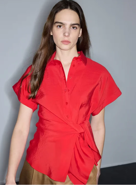 KIRMIZI İPEKYOL 25265 GÖMLEK