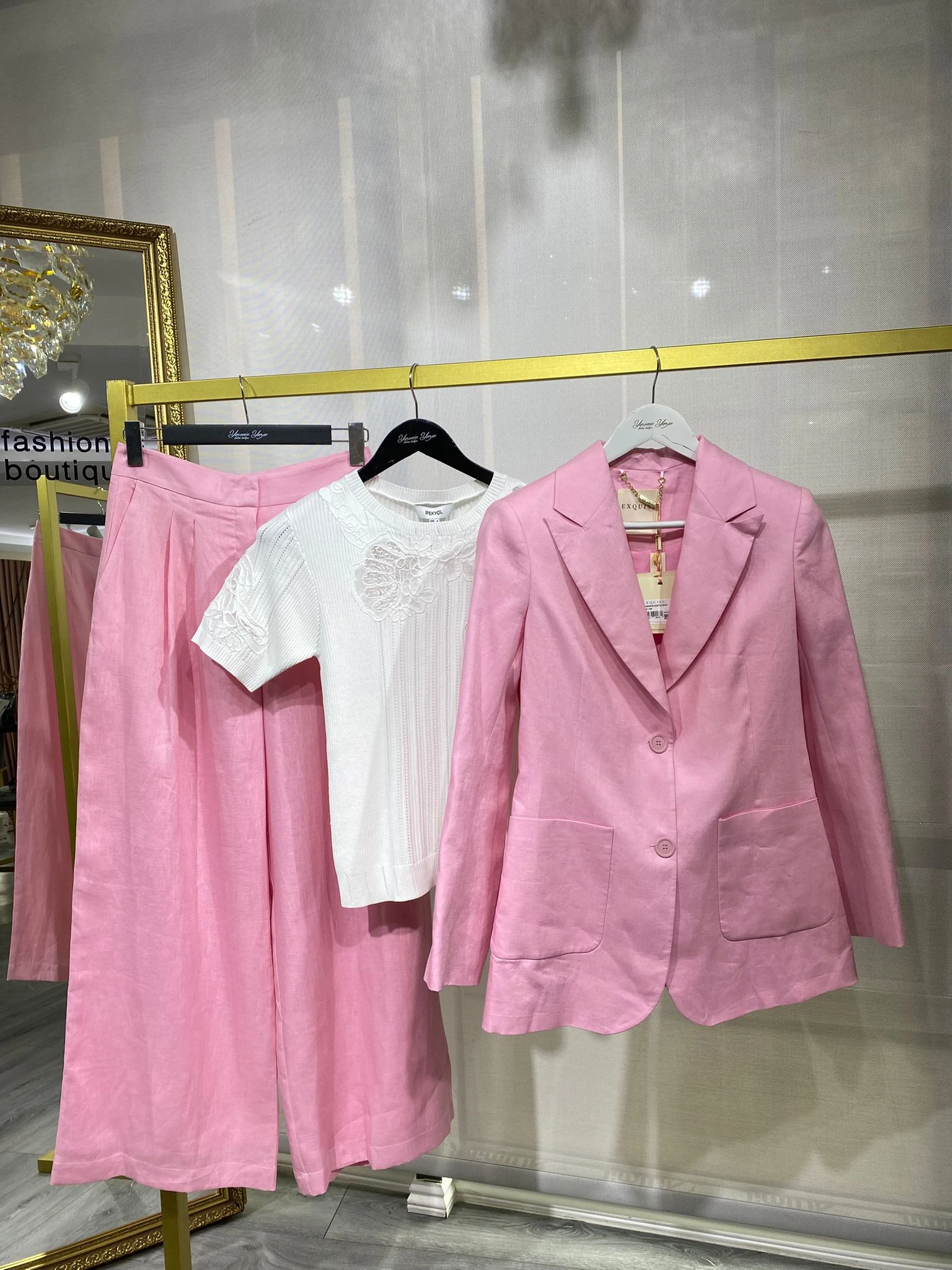 PEMBE EXQUİSE ALARA PANTOLON